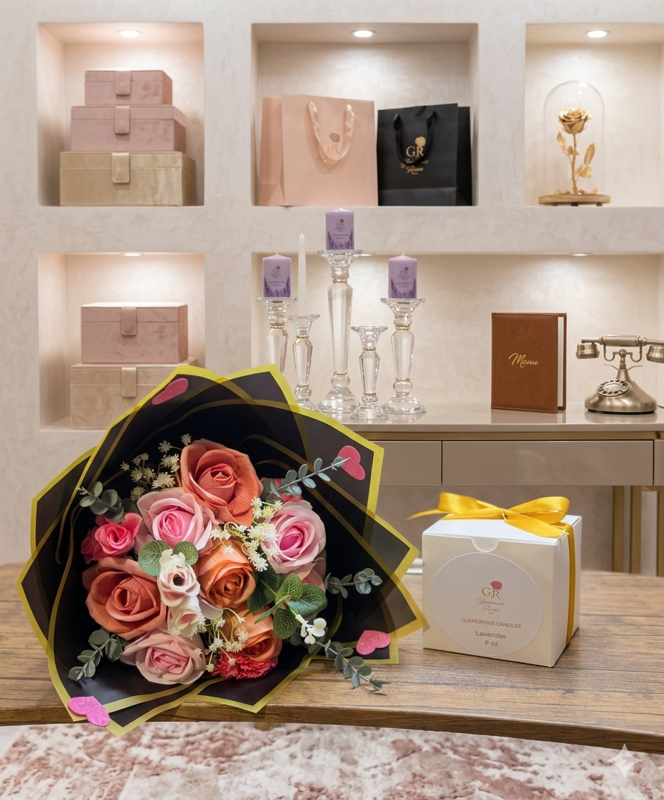 Luxury Rose Bouquet Portfolio (Custom Order Only)