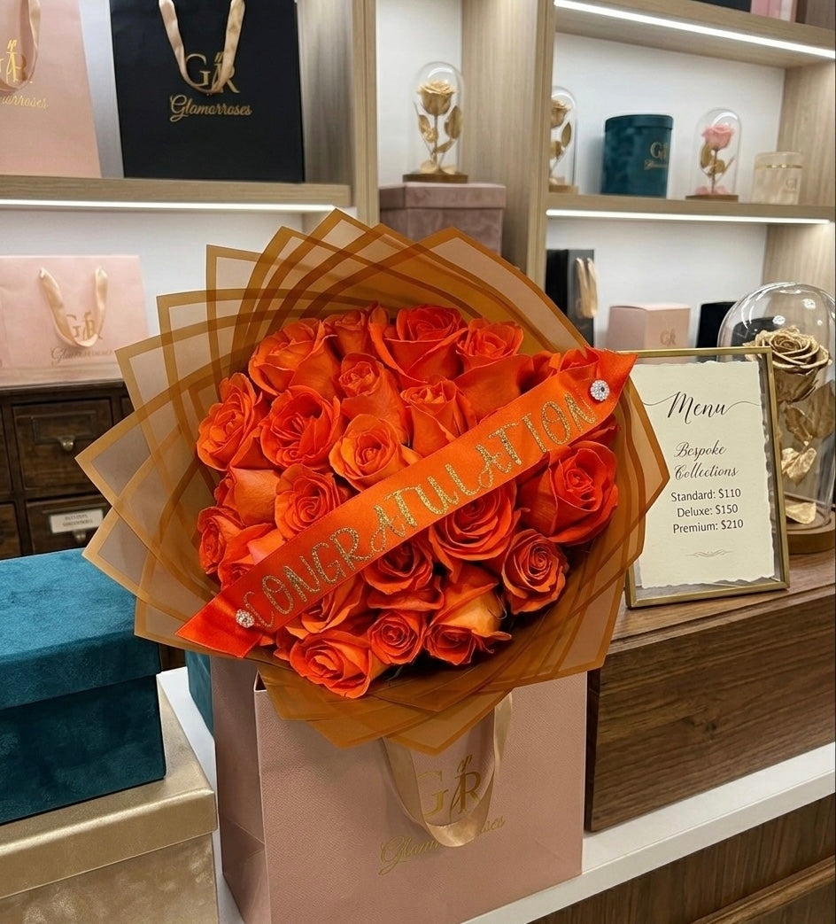 Luxury Rose Bouquet Portfolio (Custom Order Only)