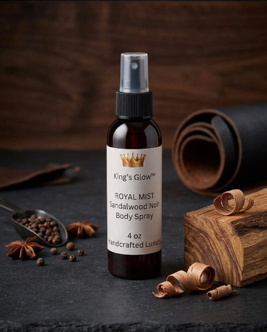 🖤 King’s Glow Royal Mist – 4 oz (Body Spray)